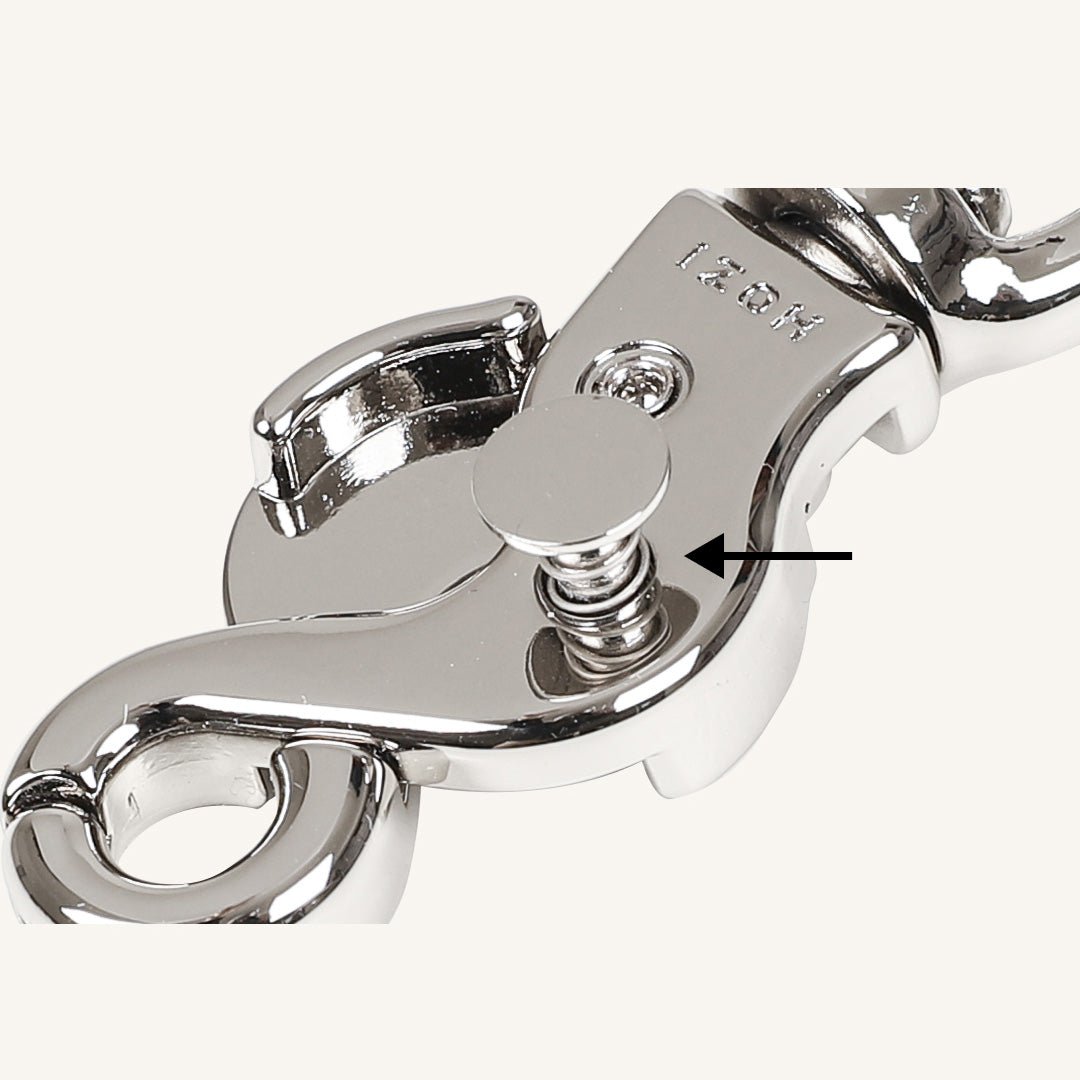 Beige Adjustable Short Dog Leash – Durable Nylon, Auto-Locking Clip, Soft Handle - Image 9