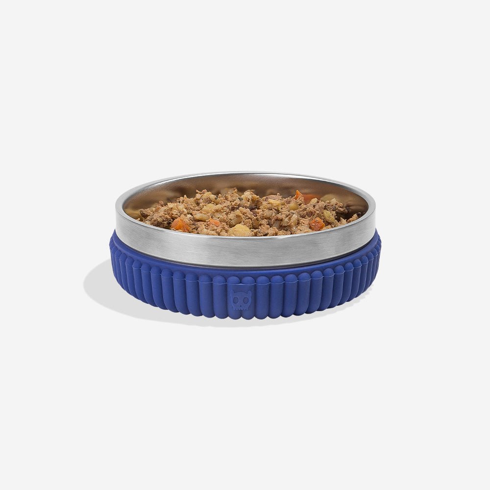 Stripes Blue Tuff Bowl 550ml – Durable Non‑Slip Pet Food & Water Bowl - Image 3